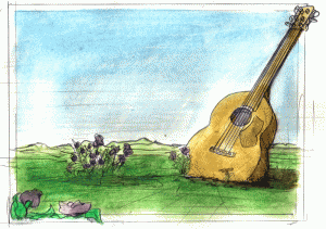 woody-guitar-in-feild